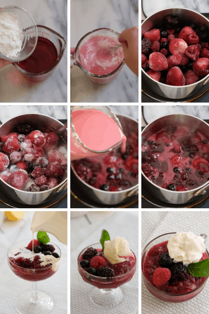 German Rote Grütze Recipe (Red Berry Dessert with Fresh Cream ...