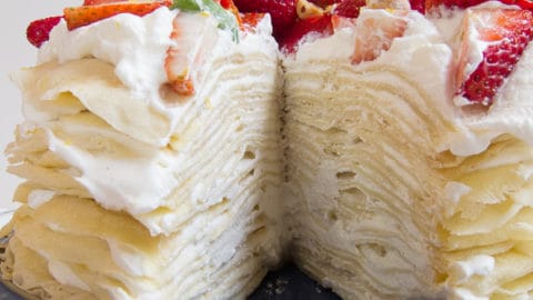 Strawberry Crepe Cake - Catherine Zhang