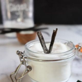 homemade vanilla sugar