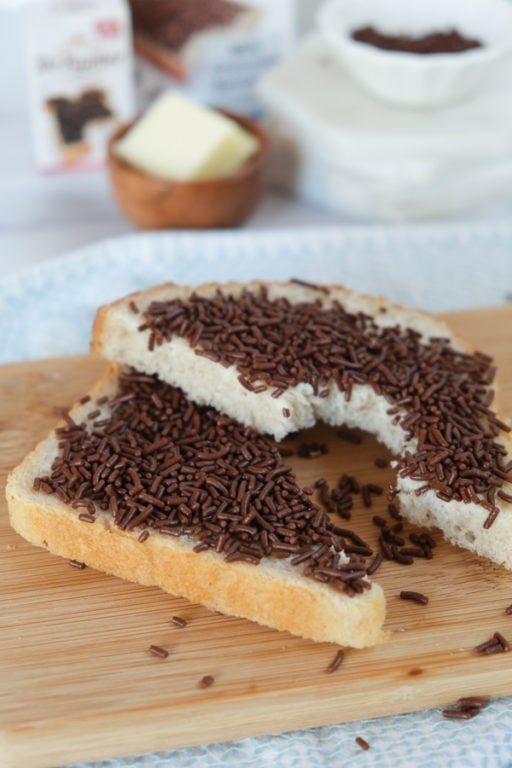 Dutch Hagelslag (Bread With Chocolate Sprinkles) - International ...