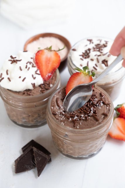 Salted Dark Chocolate Quark Mousse Recipe - International Desserts Blog