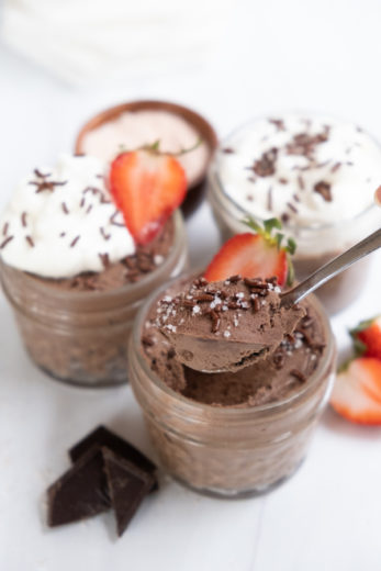 Salted Dark Chocolate Quark Mousse Recipe - International Desserts Blog