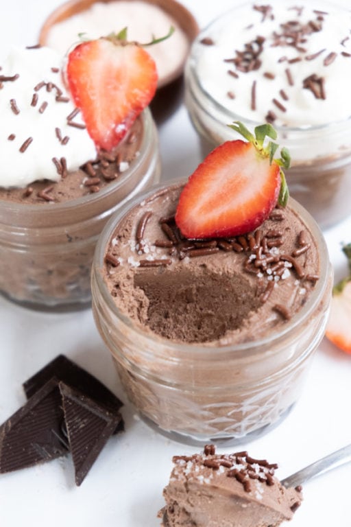 Salted Dark Chocolate Quark Mousse Recipe - International Desserts Blog